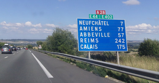 French road sign