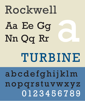 Rockwell typeface