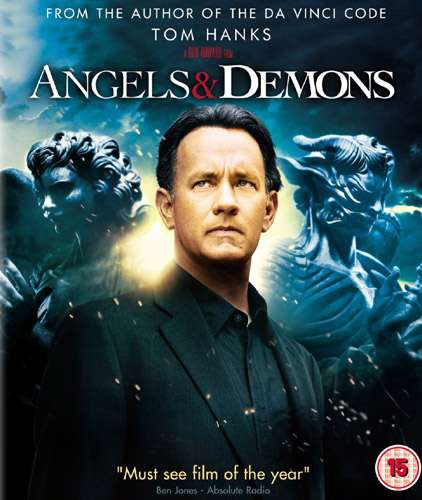 DVD cover of the Ron Howard movie ‘Angels and Demons’