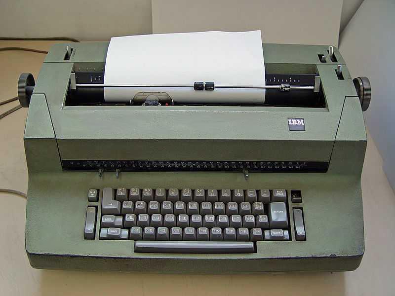 I.B.M. Selectric electric typewriter