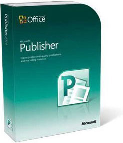 Box of Microsoft Publisher software