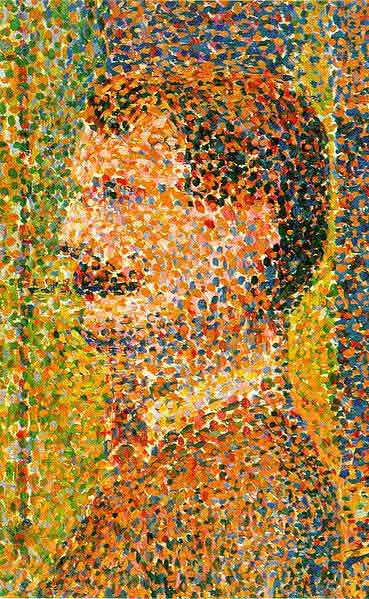 Pointillist painting