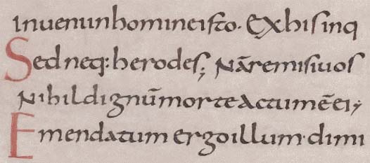 Carolingian minuscule script