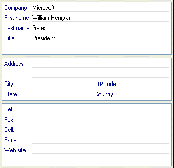 Use of pen scanner inside a database
